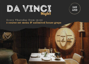 Leonardo Restaurant Dubai Da Vinci Night